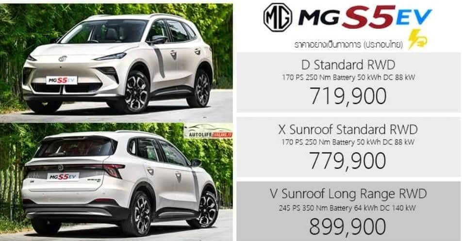 MG S5 EV